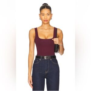 Good American Sculpting Modern Tank Body Suit Fig